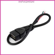 INF MX1 25 4Pin USB Connection Cable USB2 0 Female Connection 30cm Durability