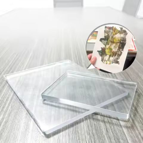 High Quality A4 A3 Gel Printing Plate For Printmaking Reusable Monoprinting Clear Plate For Art Craf