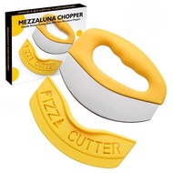 1pc Stainless Steel+Plastic Food Pizza Cutter with Lid for Cutting Vanilla Cheese and Cheese Dough K