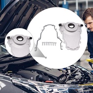 [prasku1yz] Engine Timing Cover with 10AN Turbo Oil Drain Fitting for Gen III 5.7L