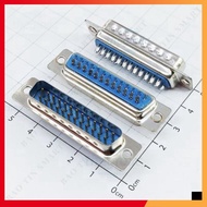 [5 Pieces]- DB25 Male Port 25 Pins Straight 2 Rows Solder Wire Connector Shop