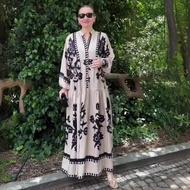 Abaya Muslim Dress Party Women Long Robe Ramadan Morocco Abayas Kaftan Islam Modest Vestidos