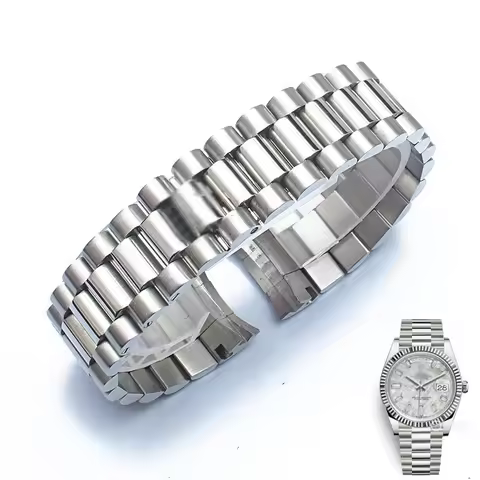 Watch Band For Rolex DATEJUST DAY-DATE OYSTERPERTUAL DATE Stainless Steel Strap Watch Accessories 13