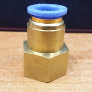 PCF 12-04 Pneumatic Fitting 12mm to 1/2" inch Inner Thread