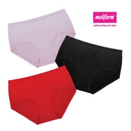 MOLIFORM Spandex Cotton Midi Panties(Pack Of 3):8289/XXXL