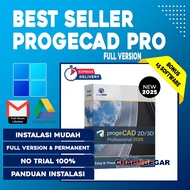 ProgeCAD 2025 Pro Full Version Software Design Perancangan 2D / 3D CAD file dwg & dxf