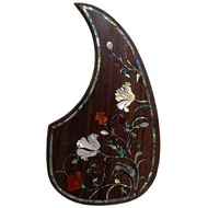 Martin D45 Acoustic Guitar Pickguard Solid Wood Flower Inlaid Abalone