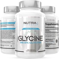 Glycine Supplement 98.5% Concentration | Highest Glycine Capsules in the UK | 1,300mg Glycine Powder