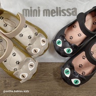 Ultragirl Cat II Jelly Shoes Cute Cat Kids Shoes Black Gold/ Black Gold/ Kids Girl Shoes