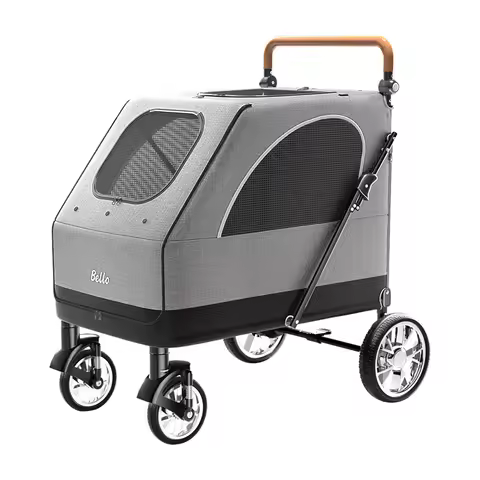 Bello Large Dog Stroller Pet Stroller for Large Dog Stroller for Dogs with Adjustable Handle Pet Car