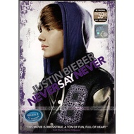 JUSTIN BIEBER - Never Say Never 2011 PARAMOUNT PICTURES ORIGINAL DVD-9 (DUAL-LAYER) TEEN DANCE POP