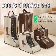 Long Storage Boots Calf-Size Boots Bag Short Ankle Storage Boots Portable Travel Shoe Bag Organizer