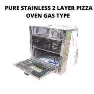 2023.new  TOP OVEN 2 LAYER PIZZA OVEN 12X12 GAS TYPE ( PINAPATONG SA GASUL  WALANG KASAMANG BURNER) ONHAND