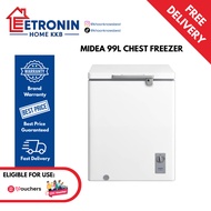 Midea 99L Chest Freezer MDRC152FZG01-SG (WHITE)