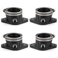 4 Intake Insulator Set w/Clamps Fit for Suzuki GS 550 E T 80-81 GS 650 E G 81-83 Motorcycle Accessor