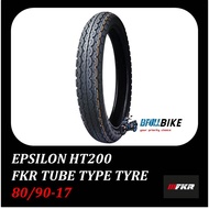 FKR TUBE TYRE TYRE HT200 80/90-17 80 90 17 HT 200 TIRE MOTORSIKAL TIUB TIRE 80X90X17 TYRE EPSILON HT