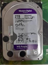 WD 紫標 3.5吋 SATA3 硬碟 2TB 使用時數10000多小時