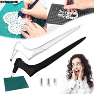 SUNSHINE Craft Cutting Tools, DIY Handmade Craft Cutting Pen, Carving Crafting Slic with 360-degree 