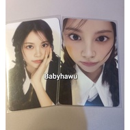 PHOTOCARD OFFICIAL carmen h2h (get two pcs yess)