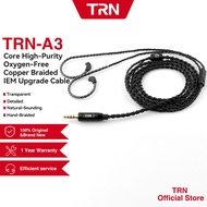 TRN A3 6 Core HIFI Earphones Cable With Connector Use For TRN MT1 KZ ZSN PRO X EDX PRO QKZ AK6 Pro