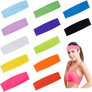 Elastic Headband Sports Women Antiperspirant Sweat-Absorbent Running Fitness Yoga E595 8PRA