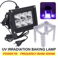 LED UV Light 405nm Ultraviolet Light With Bracket UV Glue Curing Lamp Curing Light Pet Urine Stain R