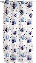 Frozen Curtain with Rings, Curtain for Children's Room, Curtain for Indoor Rooms, 140 x 290 cm, Disn