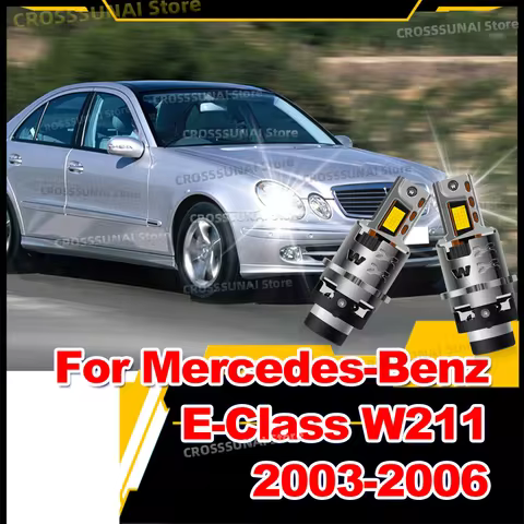 LED Headlight Canbus 50000LM Auto Bulbs HID 6000K For Mercedes Benz E Class W211 2003 2004 2005 2006