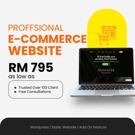 E-Commercess Website Design and Hosting Services | Static Website | Wordpress