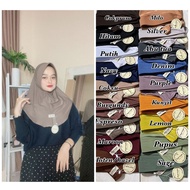 Hamidah bergo size s premium jersey by ALYA IJAB