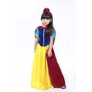 Adult Kids Cosplay Snow White Dress Costumes Snow Queen Costume Dress Cartoon Princess Snow White Ha