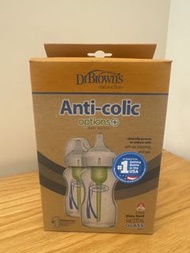 Dr. Brown's Anti-colic Options 寬口徑奶瓶 (玻璃)