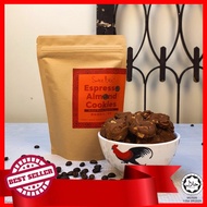 Halal Espresso Almond Butter Cookies Kuih Biskut Badam Butter (100g)