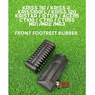 (M) Modenas KRISS Front Step FOOTREST RUBBER , Getah Pemijak Kaki KRISTAR GT128 ACE115 CT100 CT110 C