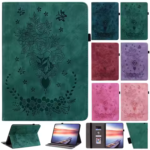 Leather Case for Samsung Galaxy Tab A11 A9 + 8.7 Plus S5e T720 Tablet Cover Tab A 10.1 T510 A8 X200 