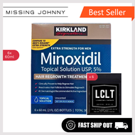 ON-HAND! Kirkland Minoxidil 5% Topical Solution USP, 6-Month Supply + 6 LCLT