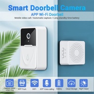 Wireless Doorbell WiFi HD Camera Security Door Bell Night Vision Video Intercom Voice Change Free Cloud Storage Monitor