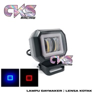 MATA AURA 2-EYE LED SPOTLIGHT DAIMAKER 2-EYE ROUND SQUARE CWL CREE 4D 6D HEADLIGHT LENS