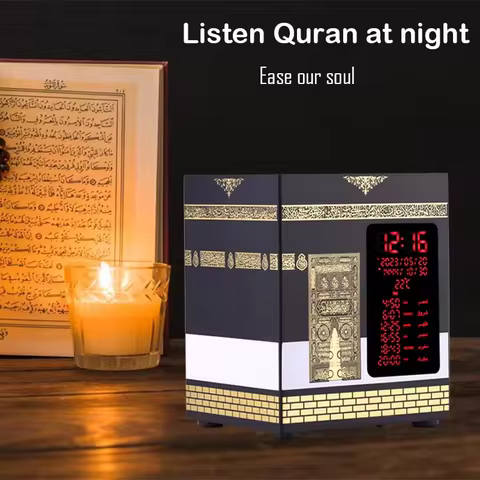 Wireless Islamic Surah Yasin Mp3 Quran Speaker Learning Digital Quran Speaker With Remote and App At