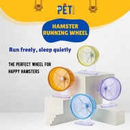 18cm / 23cm Hamster Running Wheel With Acrylic Stand Small Pet Jogging Exercise Toy Hamster Wheel