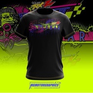 Official Yamaha Rxz Members X Elfbar Tshirt Microfiber Shirts