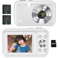 Zostuic Kids Camera Toy Camera 44 Million Pixels 1080P Video Recording 2.4 Inch IPS 16x Zoom USB Cha