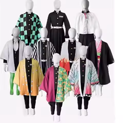 Hallowee Cosplay Tanjiro Nezuko Cosplay Kids Shinobu Costume Japanese Anime Cartoon Halloween Costum