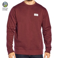 Eddie Bauer Warm Shirt - Outdoor Crew Fleece Sweatshirt Burgundy
