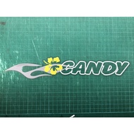 Stripe Candy V1 Basikal Lajak. 2 sticker, kiri dan kanan