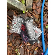 Brembo M3 M432 4piston calipers, free L bolt calipers