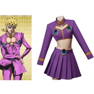 Women's JoJo's Bizarre Adventure Giorno Giovanna Cosplay Costume