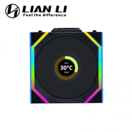 聯力 UNI FAN 無限鏡 SL Wireless LCD 120 無線反向風扇 黑 單顆裝 (無線拼接/1.6LCD″螢幕/需搭配控制器/2000 RPM/3年保固)