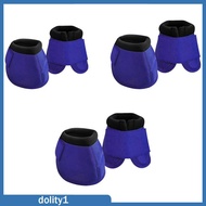 [Dolity1] 2x Horse Bell Boots, Wear Resistant, Portable, Protection Overreach Bell Boot Equine Boots