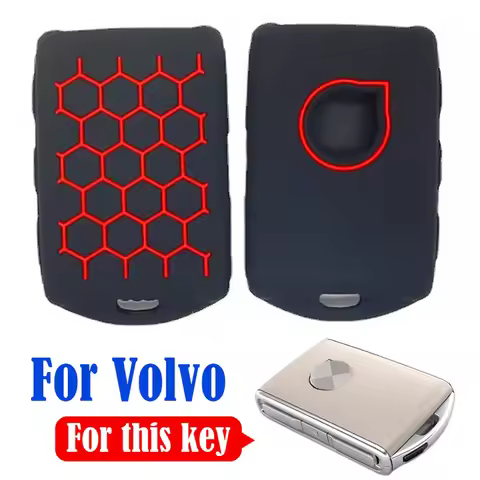 For Volvo XC40 XC90 XC60 XC70 S60 S80 S90 C30 V40 V70 V90 2019 2020 Silicone Remote Key Case Fob She